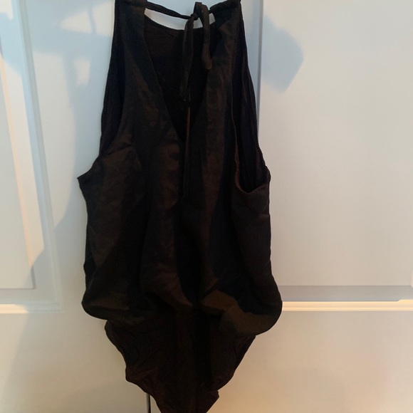 Satin high neck bodysuits - Picture 4 of 8